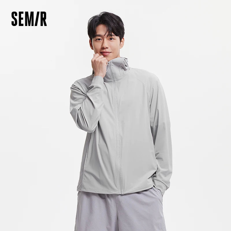 Semir Unisex UV Clothing 2026 UV Protection Ice Silk Lightweight Tops Outdoor Fishing Casual Style Soft Breathable