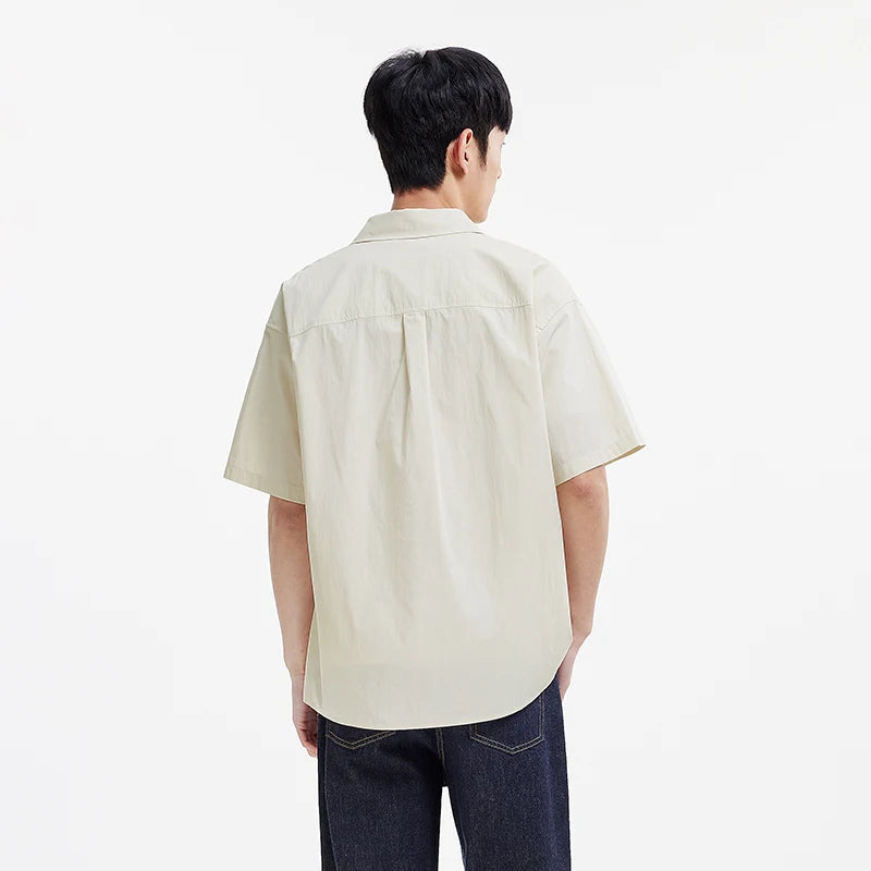 Semir Mens Shirt 2026 Short Sleeve Classic Workwear Tops Simple Trendy Casual Style Soft Comfortable Daily Wear
