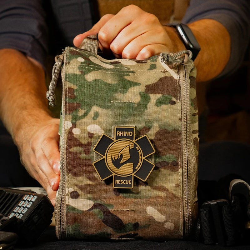 Rhino Rescue IFAK Pouch Trauma Kit Frist Aid Kit Tactical Survival Outdoor Bag Emergency  For Camping Medical Kit