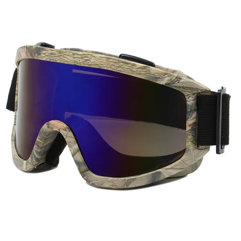 Ski Goggles Windproof Anti-Collision Anti-Glare Lens Outdoor Sport Snow Snowboard for Snowboarding Skiing Winter Anti-Fog