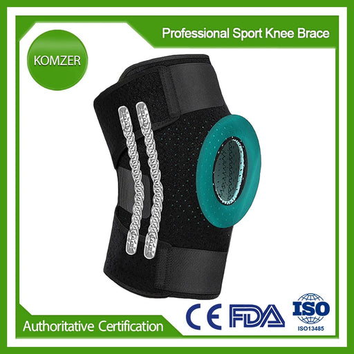 Knee Brace with Side Stabilizers & Patella Gel Pad, Knee Sport Protector Support for Meniscus Tear, Arthritis, Joint Pain Relief