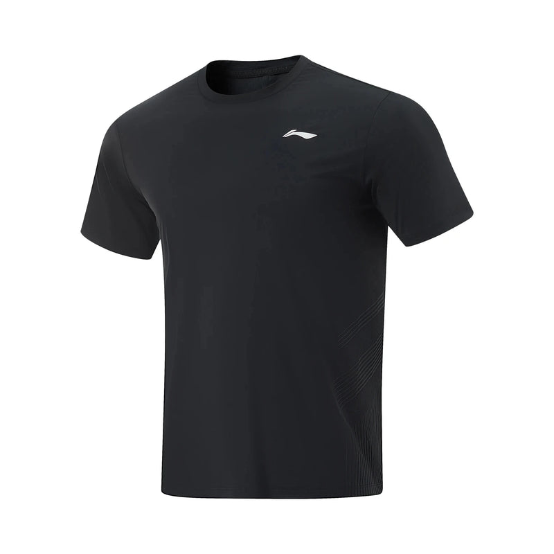 Li-Ning Men's Training Sports T-Shirt AT DRY FREEZE Regular Fit 90%Nylon 10%Spandex Fitness LiNing Short Sleeve Tee Tops ATSV333