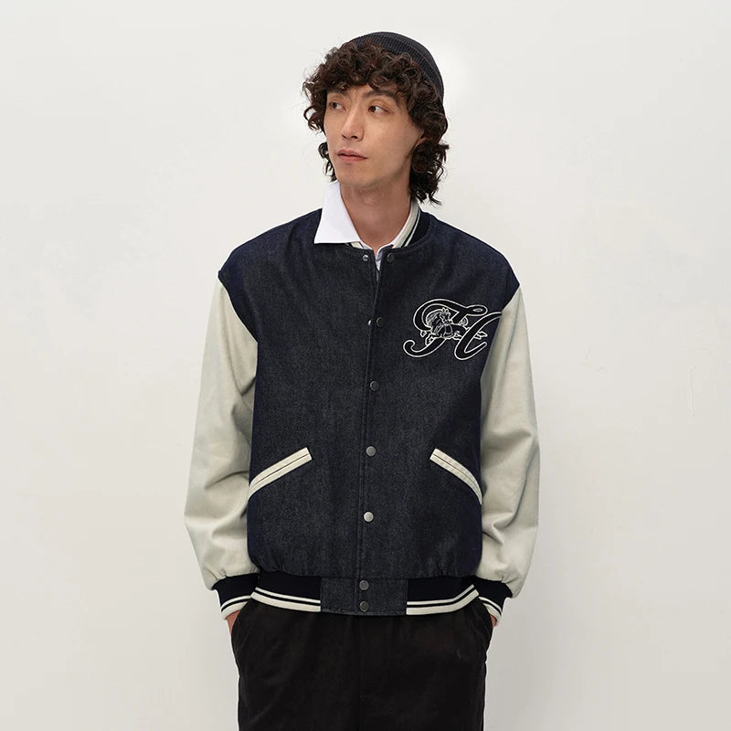 អាវក្រៅបុរស Semir ខោ Denim ក្លែងក្លាយ រចនាប័ទ្មបេស្បល សម្លៀកបំពាក់គូស្នេហ៍ រចនាប័ទ្មធម្មតា សម្លៀកបំពាក់ខាងក្រៅប្រចាំថ្ងៃ ម៉ូដធម្មតាក្នុងទីក្រុង ឆ្នាំ២០២៦
