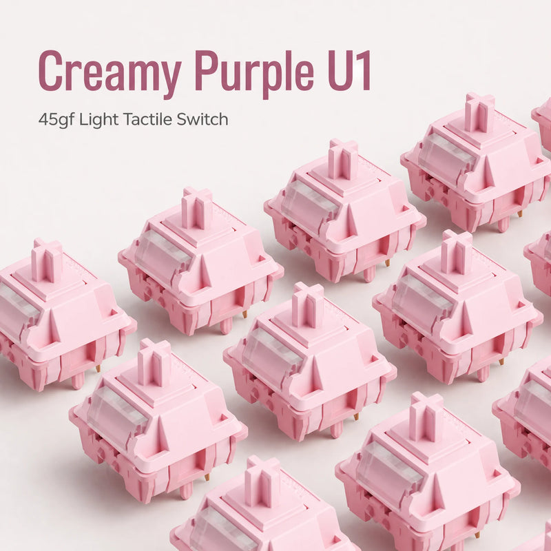 Akko U1 Series Mechanical Keyboard Switch 5 Pins Linear / Tactile Factory-lubed Hot-swappable MX Switches Keyboard Accessories