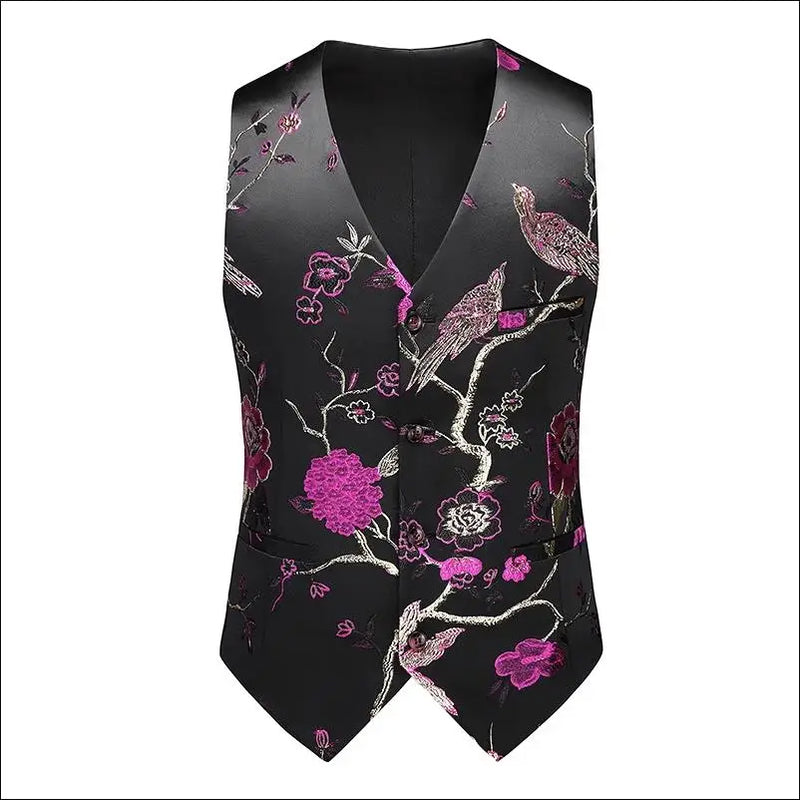 2026 Men's Gray-Purple Striped Plaid Suit Vest, Asian Sizes Red Slim Vests, Single-breasted V-neck Waistcoat, M-4XL 5XL 6XL