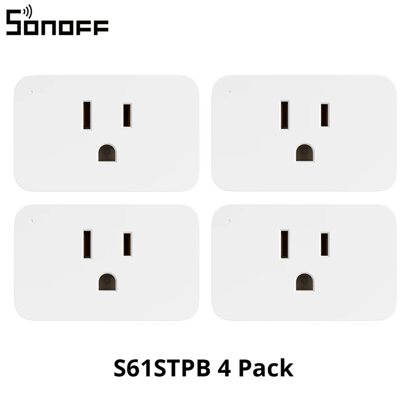SONOFF S61STPB iPlug Gen2 Type B Matter Over Wi‑Fi Smart Plug Energy Monitor Electricity Bill Track Voice Control via Apple Home