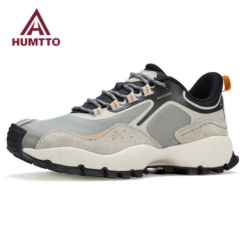 HUMTTO Trail Running Shoes Luxury Designer Tenis Sneakers Man Casual Sneaker for Men Breathable Outdoor Black Men's Sports Shoes