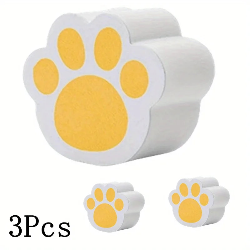 3Pcs Mirror Cleaning Wipes Bathroom Glass Mirror Faucet Cleaning sponge block to Remove Stains Without Leaving Traces