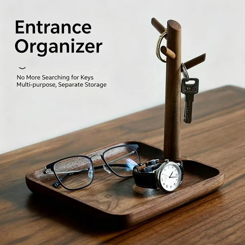 Exquisite Tree Branch Key Storage Rack Entrance Foyer Ornament Holder Household Artifacts Shoe Cabinet Desk Organizer