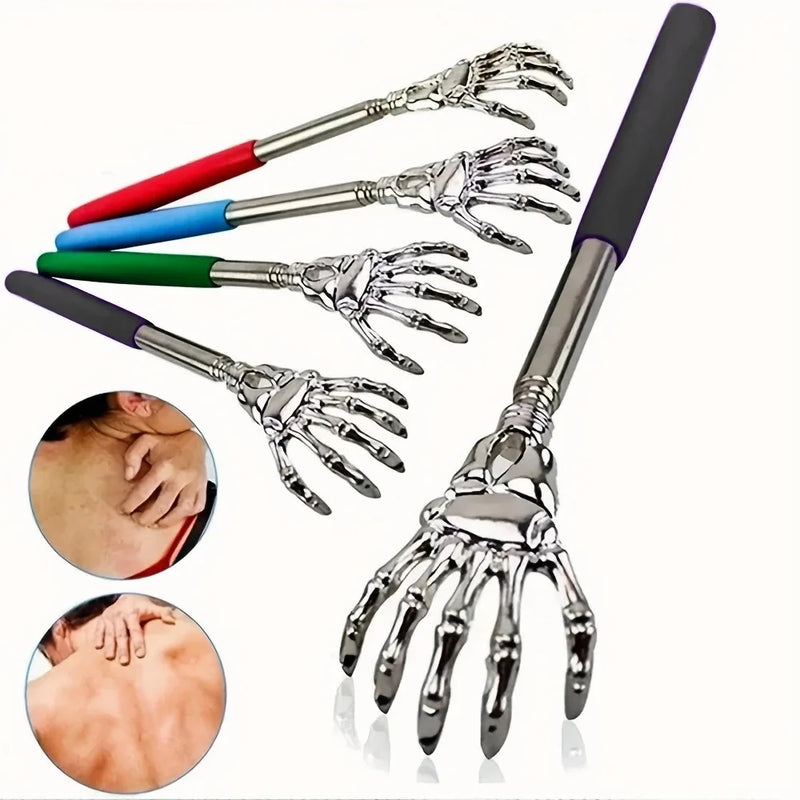 Ghost Hand Itchy Scratch Stainless Steel Scalable Home Massager No Need for People, Old Man Happy Scratcher Itchy Scratch