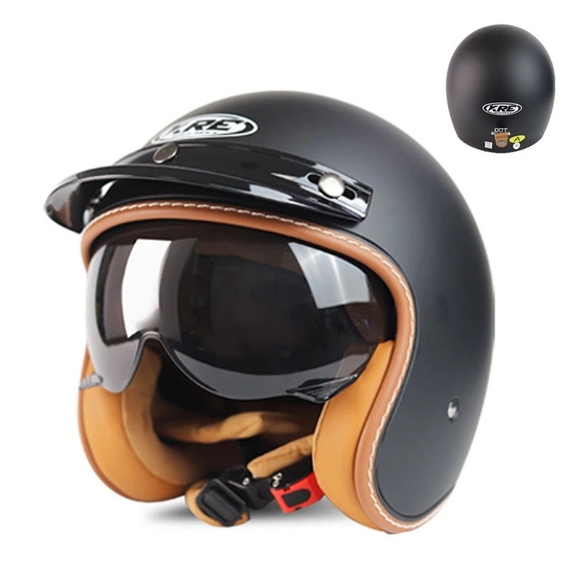 មួកសុវត្ថិភាពម៉ូតូ Capacete De Moto Scooter មួកសុវត្ថិភាពមុខបើកចំហរ ច្រើនលំនាំ Casco Moto Equipment Four Seasons ECE DOT អនុម័ត