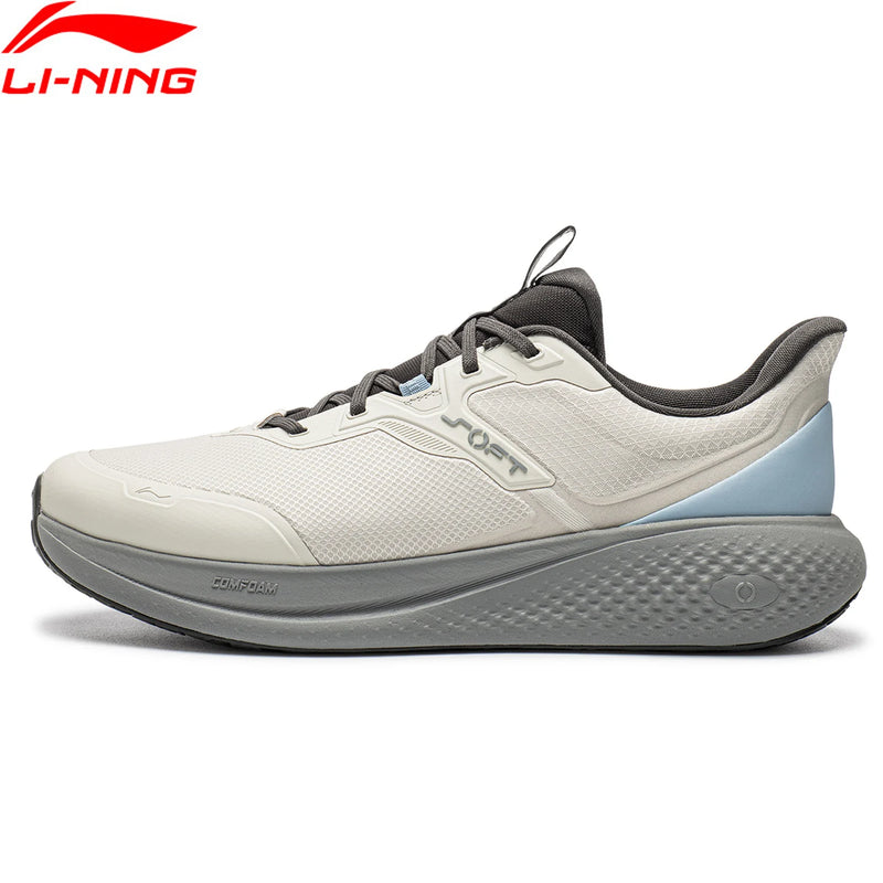 ស្បែកជើងបុរស Li-Ning SOFT GO 3 V4 របៀបរស់នៅ COMFOAM ការពារទឹក និងខ្យល់ចេញចូលបាន ស្បែកជើងទាន់សម័យ LiNing AGLW161