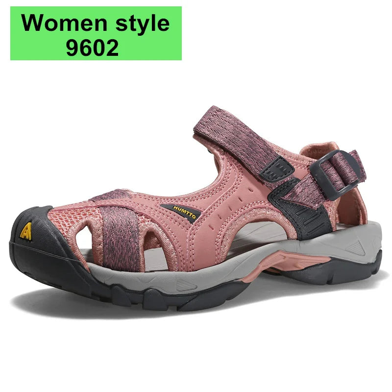 HUMTTO Summer Beach Shoes for Men Quick Dry Women Sandals Breathable Luxury Designer Sneakers Brand Outdoor Mens Womens Sandals
