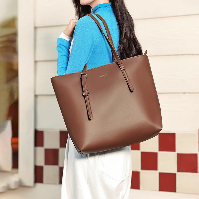 Semir Women Bag Tote 2026 Large Capacity Handheld Commuter Urban Casual Style Soft Comfortable Daily