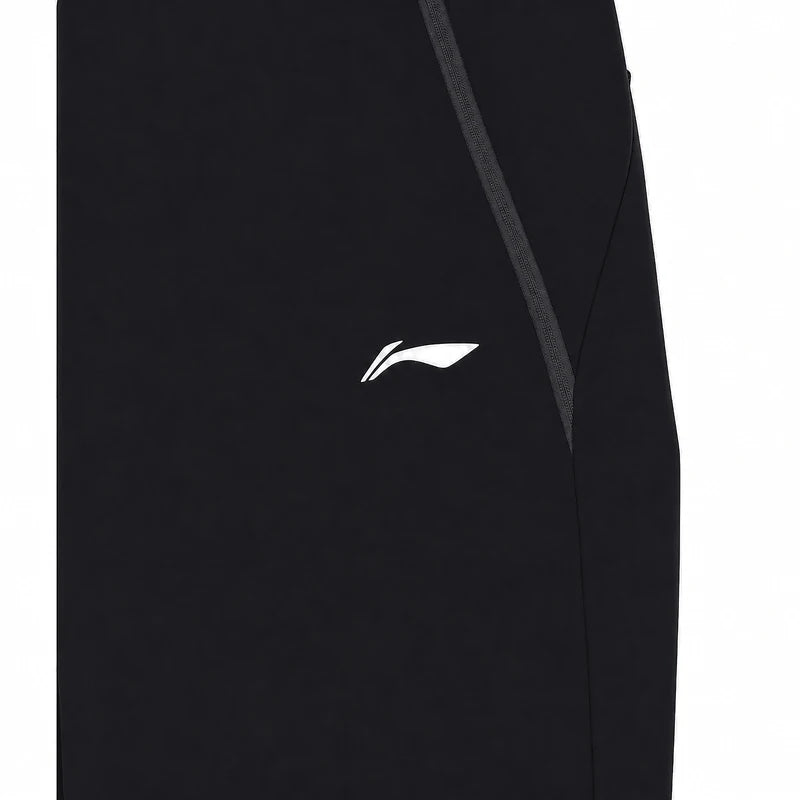 ខោជើងវែងបាល់ទាត់បុរស Li-Ning 86% Polyester 14% Elastane ទំហំធម្មតា មានហោប៉ៅស៊ីត ខោកីឡាបាល់ទាត់ LiNing AYKWC07