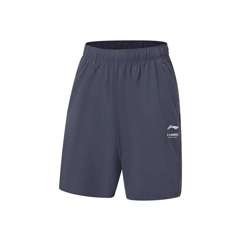ខោខ្លីហាត់ប្រាណបុរស Li-Ning ប្រភេទប៉ាក់ LN DRY 79% Polyamide 21% Elastane ទំហំធម្មតា បាត LiNing សម្រាប់ហាត់ប្រាណ ដែលអាចដកដង្ហើមបាន AKYW041