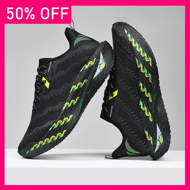 Unisex Sports Shoes Breathable Mesh Comfort Outdoor Running Anti Slip Shock-absorbing Soft Sole New Professional Training Shoes