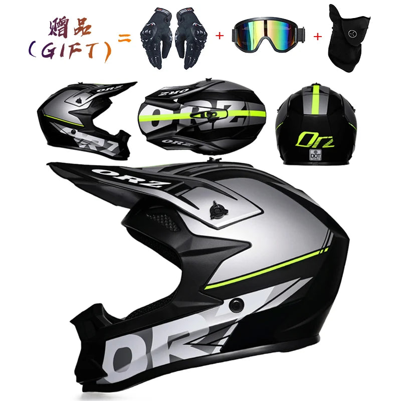 Motorcycle helmet motorcross off-road helmets ATV Dirtbike downhill racing helmet DOT capacete Bicycle DH speed reduction