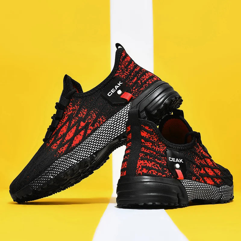 Mens Walking Shoes Big Size Retro Trendy Design Cushioning Anti Slip Street Daily Jogging Lightweight Casual Sneakers for Man