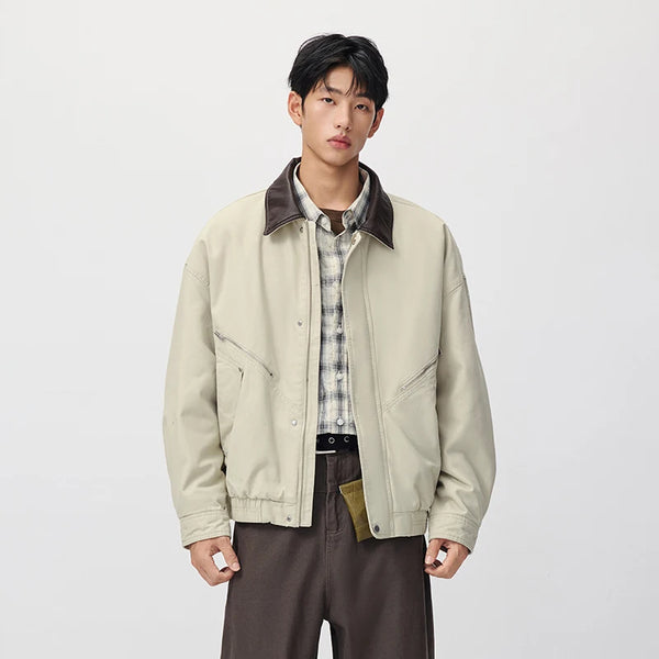 អាវក្រៅ Semir សម្រាប់បុរស រចនាបថទំនើប សម្លៀកបំពាក់ធ្វើការ លាងសម្អាត កអាវធំ សម ពាក់ប្រចាំថ្ងៃរដូវរងាថ្មី ឆ្នាំ២០២៦