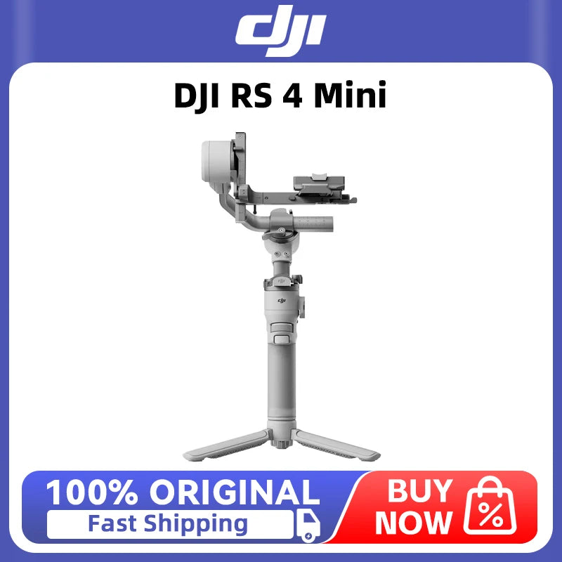 DJI RS 4 Mini Intelligent Tracking and Composition Teflon™ Enhanced Balancing 3rd-Gen Native Vertical Shooting