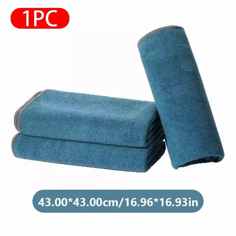 SEAMETAL Car Wash Microfiber Towel Lint-Free Car Cleaning Towels Ultra-Soft Fast Drying Absorbent Cloth for Car Wash Accessories