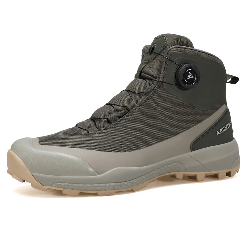 HUMTTO Winter Hiking Shoes Mens Breathable Leather Climbing Shoes Man Anti-slip Outdoor Sneakers Designer Trekking Boots for Men