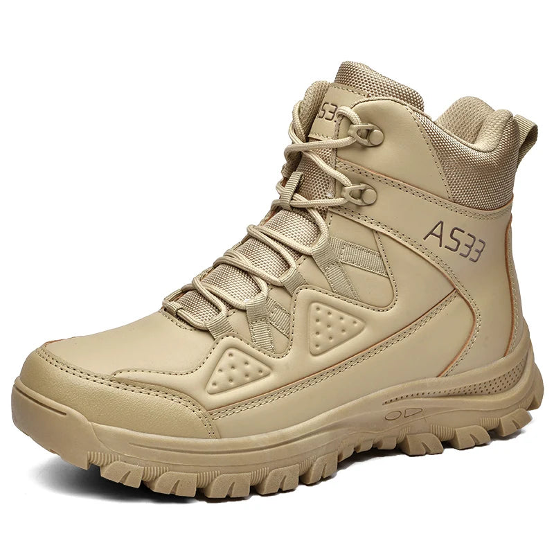 Men's Combat Boots Four seasons Light Breathable Casual Hiking Walking Boots Outdoor Jungle Anti-slip Battlefield Training Boots