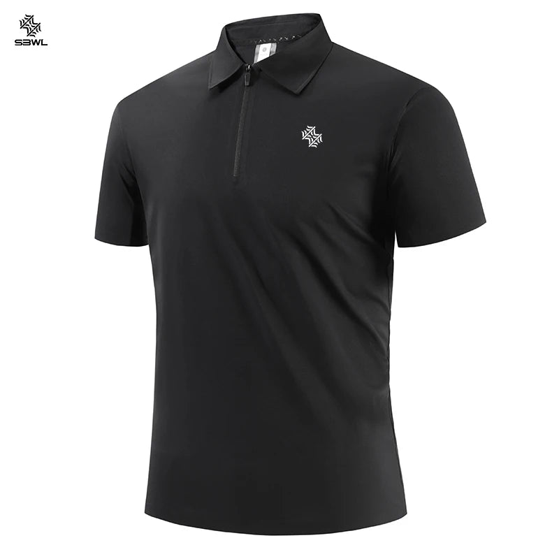 SBWL Outdoor Sports Running Exercise Golf High Quality Seamless POLO Short Sleeve T-Shirt Office Leisure Short Sleeve Base Shirt