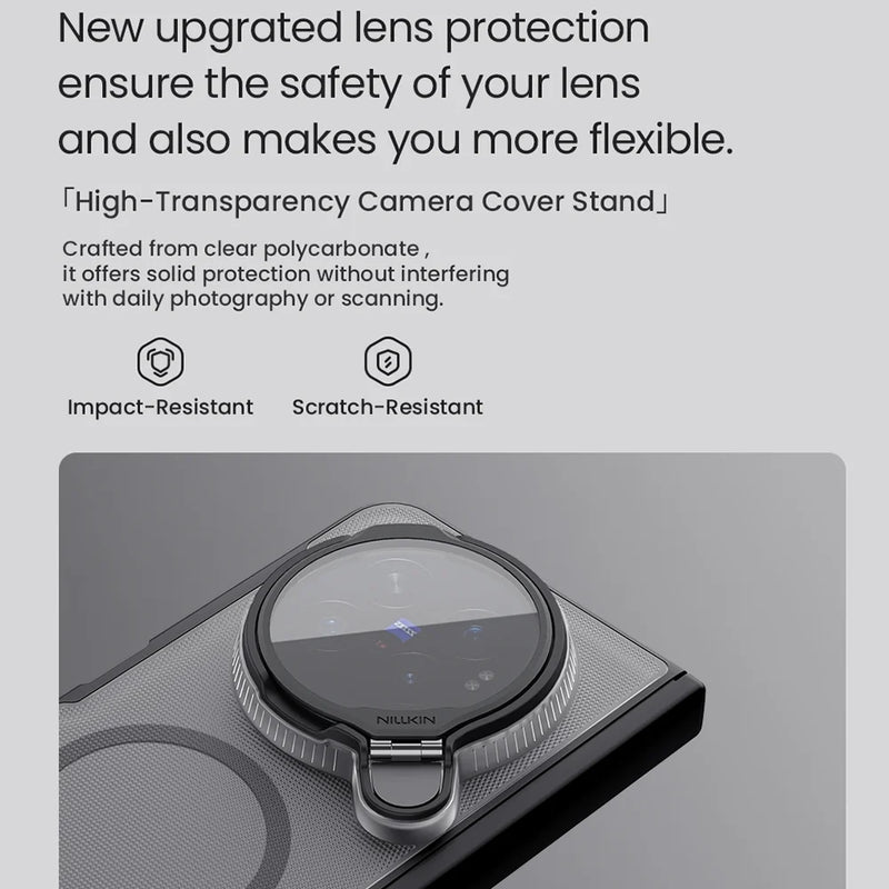 NILLKIN Magsafe Case For Vivo X Fold 6 Frosted Shield Pro Magnetic Wireless Charging Back Cover Anti Shockproof for Vivo Fold 6
