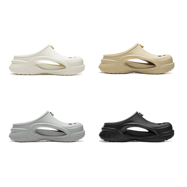 ស្បែកជើង Li-Ning Unisex KNICKKNACK COMFOAM មានផាសុកភាព ទាន់សម័យ ស្បែកជើង LiNing សម្រាប់បុរស និងស្ត្រី ស្បែកជើងប៉ាតាទន់ AGAW019