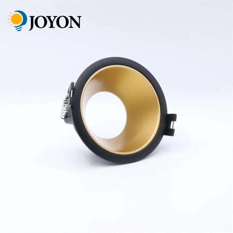 Joyinled Recessed Downlight Frame GU10 MR16 Holder Round Ceiling Mount Spot Light Aluminum Lighting Fixture for Home Commercial