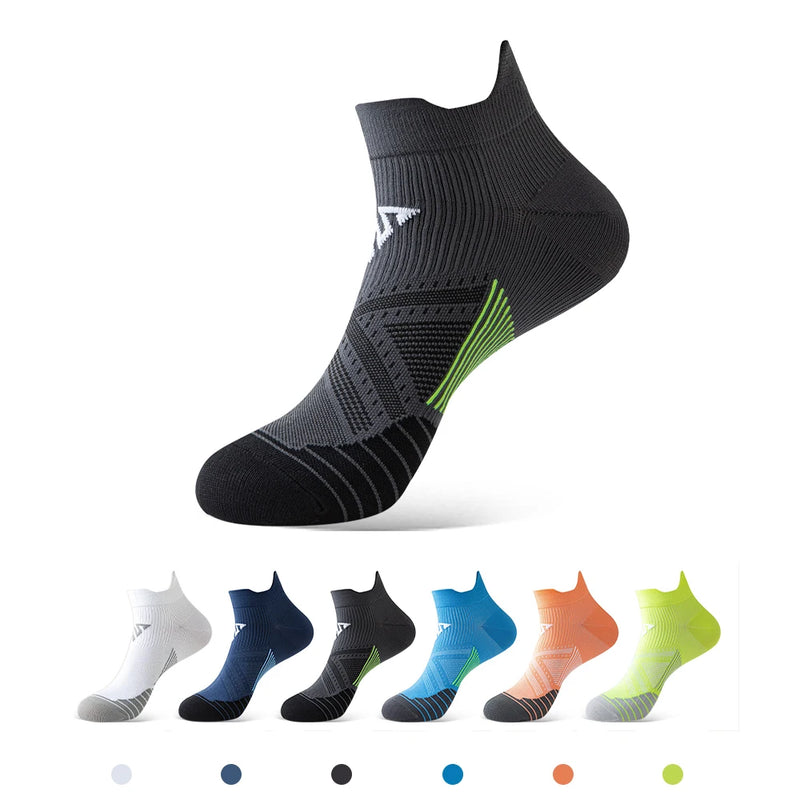 WRELS Compression Socks Professional Marathon Quick Dry Socks Elastic Footwear Sports Socks Breathable Running Fitness