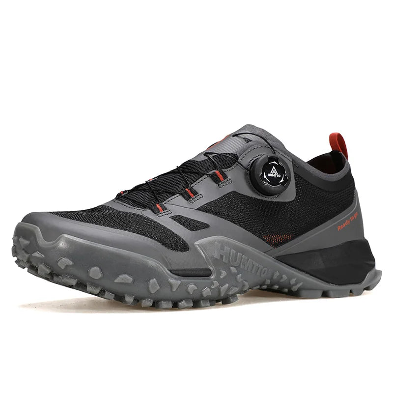 HUMTTO Hiking Shoes Summer Camping Men's Sports Shoes for Men Breathable Trekking Boots Man 2025 Leather Outdoor Safety Sneakers