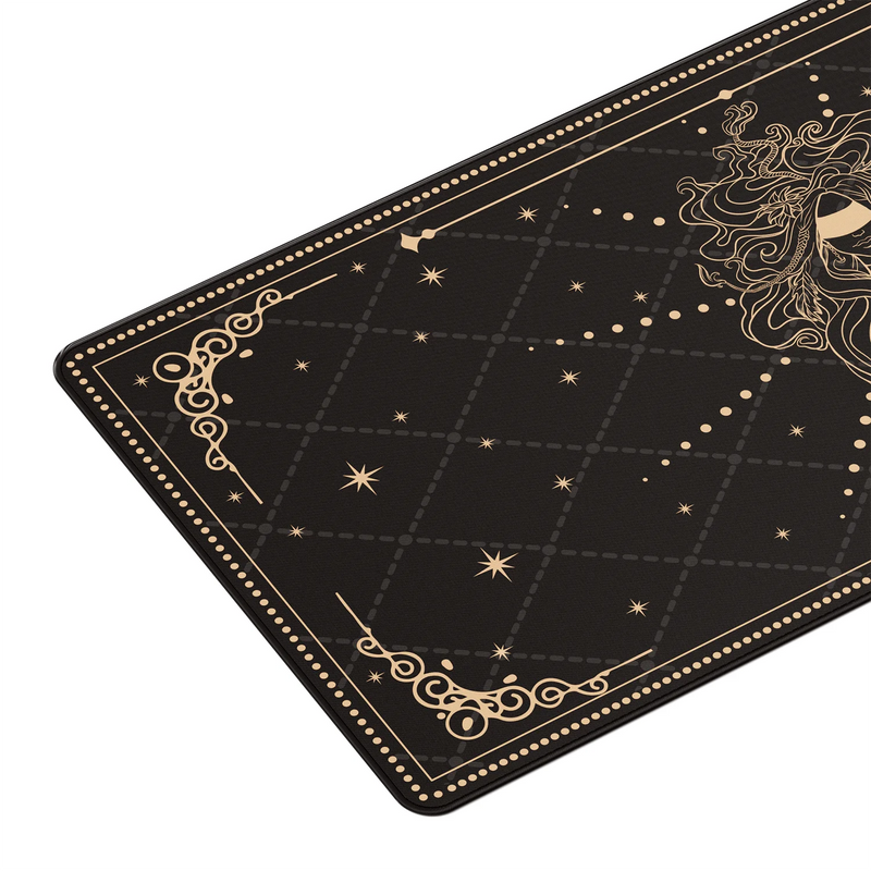 Akko Mouse Pad Tarot Theme Fullsize Anti-Slip Gaming Keyboard Rubber Mouse Pad Table Mat Office Desk Mice Pad Large Size 90x40cm
