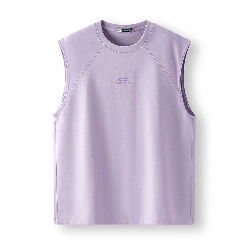 Semir Mens Vest 2026 Loose Fit Letter Printed Knitted Waistcoat Moisture Wicking Quick Dry Casual Style Soft Daily Wear Tops
