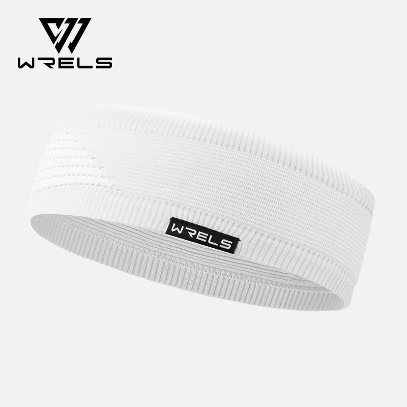 WRELS Sports Headband Breathable Sweatband U Shaped Groove Mesh Widen Hair Band Quick Dry Elastic Men Women Running Headband