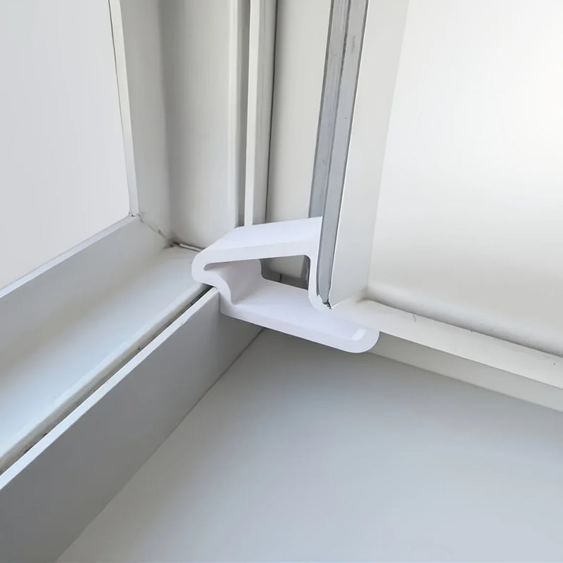 1/2/3pcs Window Stopper-Durable Plastic Door Stopper with Easy-Install Design, Prevents Sliding Down,Secure Hold for Home&Office