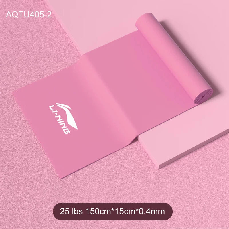 (2pcs)Li-Ning Women's Yoga Resistance Band Strength Training Shoulder Opening Back Stretching Tension Rope AQTU403 AQTU405