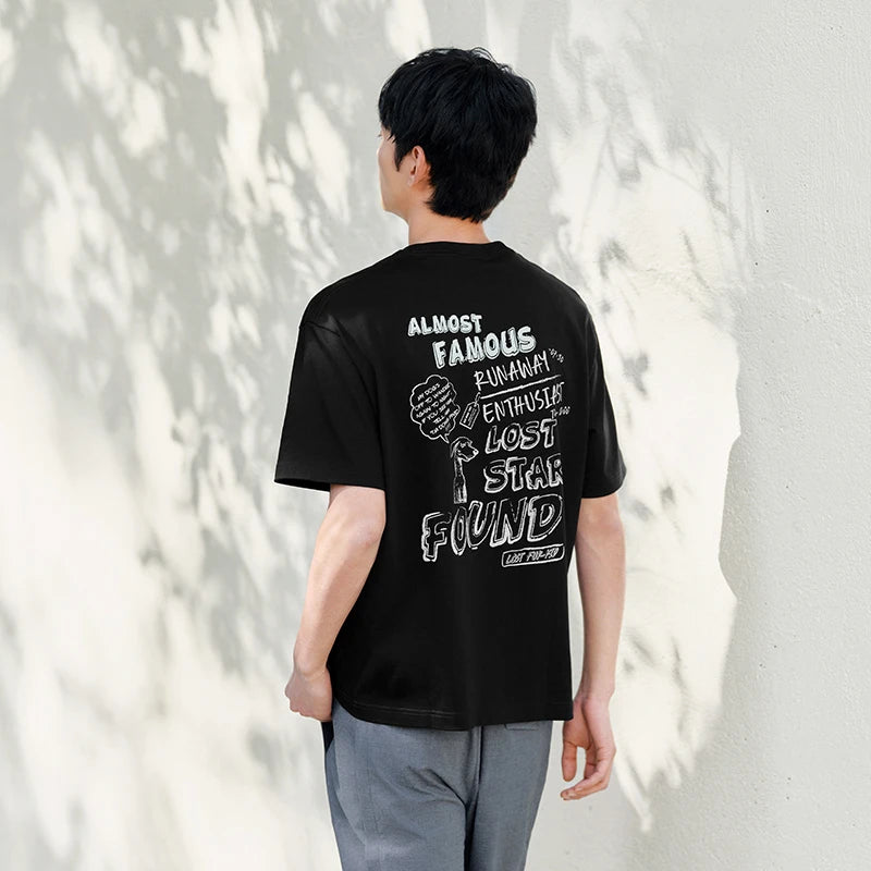 Semir Mens Tshirt 2026 American Style Cute Animal Printed Antibacterial New Arrival Casual Soft
