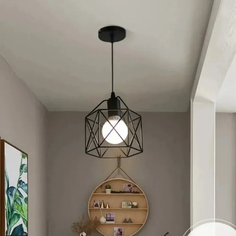 1/2Pcs Industrial Pendant Light Led Modern Hanging Lamp for Ceiling Light Fixture Metal Lighting Home Room Decor Light Fixture