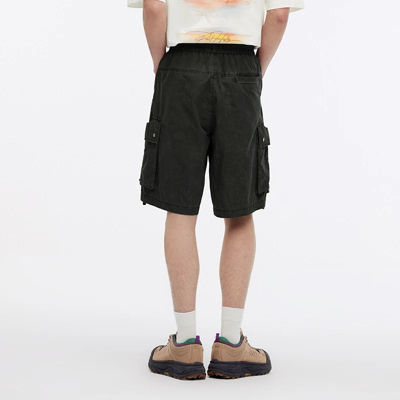 Semir Mens Shorts 2026 Retro Outdoor Workwear Extra Loose Knee Length Casual Trendy Streetwear Soft
