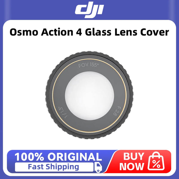 DJI Osmo Action 4 Glass Lens Cover High Strength Glass and AF Coating for Stain and Scratch Resistance 10g for DJI Osmo Action 4