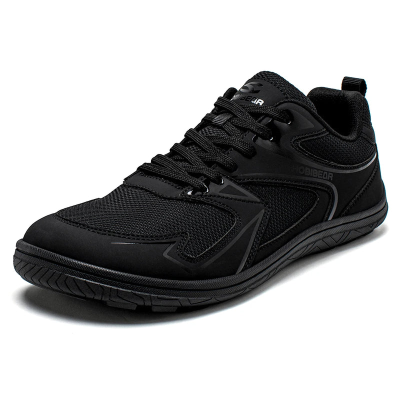 HOBIBEAR Barefoot Minimalist Shoes Unisex Wide Width Outdoor Running Sneakers Zero-Drop Non Slip Walking Shoes for Women Men
