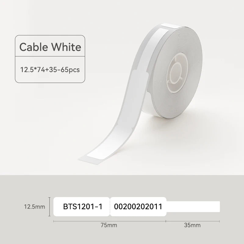 Niimbot Waterproof Anti-Oil Printing Label Paper Scratch-Resistant Tape Sticker for D11 D110 D101 H1S Mini Thermal Label Printer