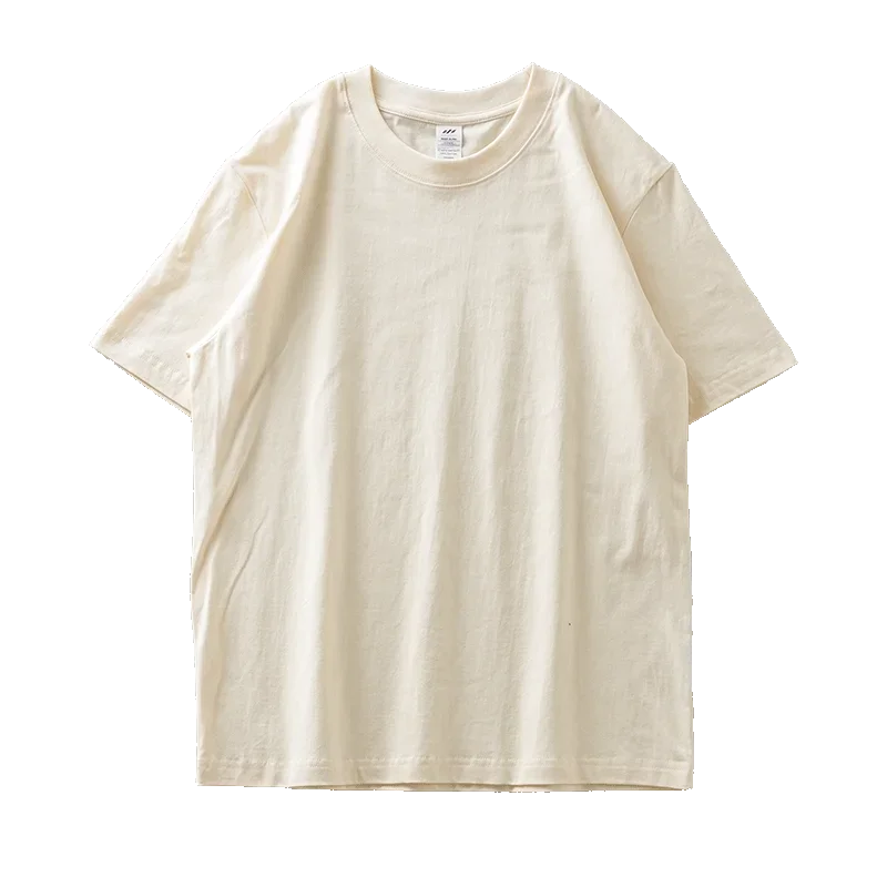 DUKEEN 8.1Oz 230gsm Men's Pure Cotton T Shirts 2025 Summer New Oversizes Solid Color T-Shirts for Men and Women Customizable