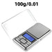 0.01g/500g Jewelry Pocket Scales High Precision Gold Diamond Jewelry weight Balance Electronic Scales Mini Digital Pocket Scales 100g 0.01
