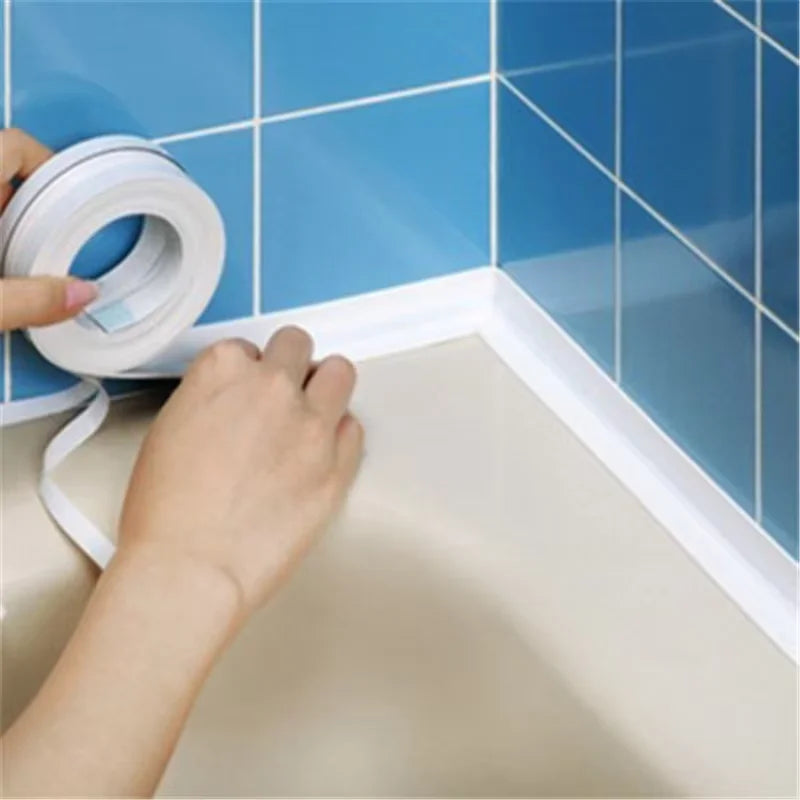 Kitchen and Bathroom Sink Gaps, Beautiful Seams, Toilet Seat Stickers, Wall Corner Sealing Strips, Adhesive Strips