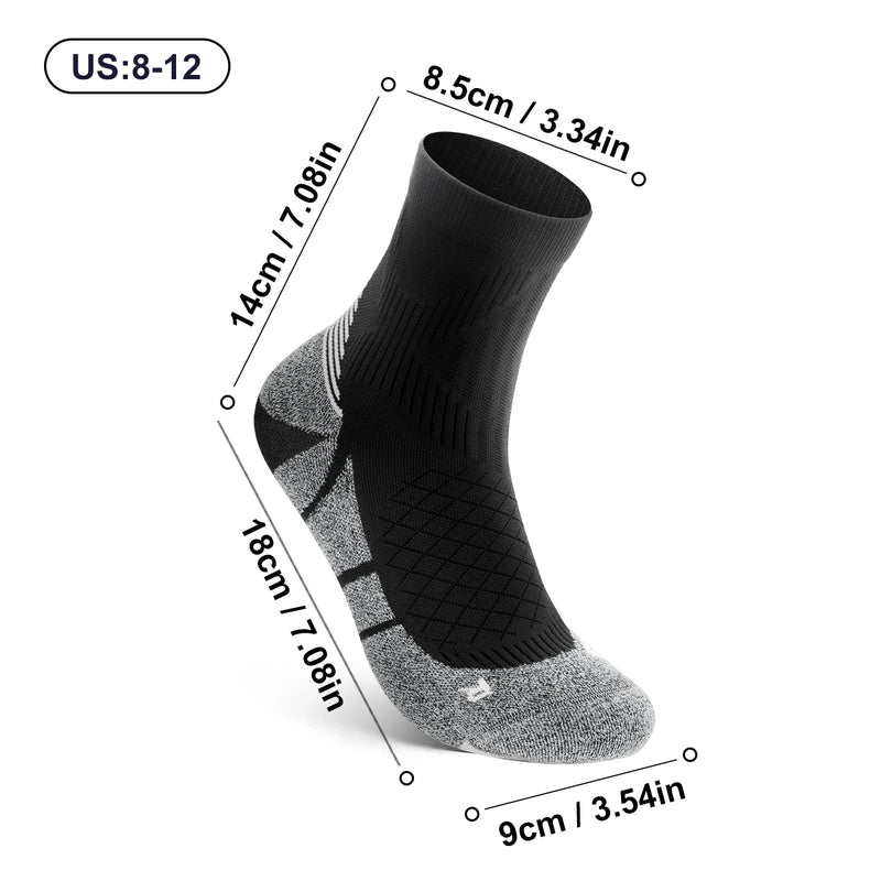WRELS Coolmax Socks Man Women Sports Hiking Cycling Running Fabric Damping Socks Breathable Moisture-Wicking Outdoor Sports Sock