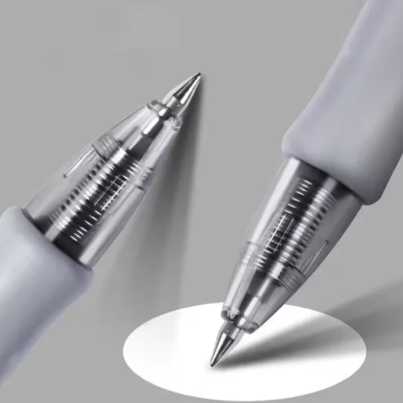 5/10pcs Retractable Gel Pen Set Black/Red/Blue Ink Ballpoint Pen Writing Refill Office Supplies School Supplies Stationery Pen